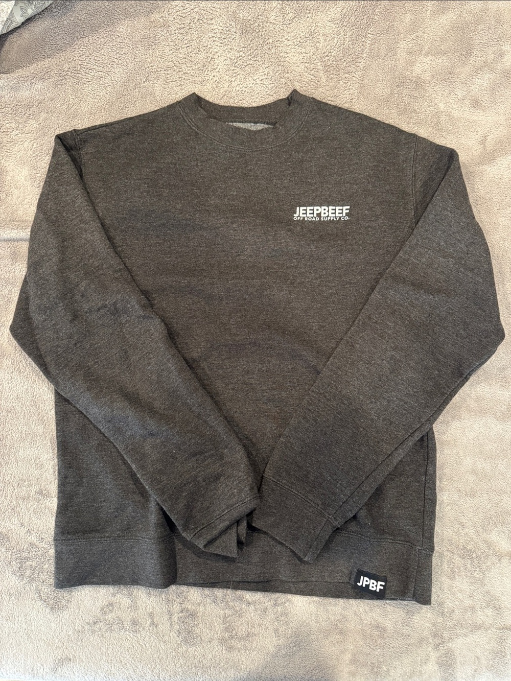 JPBF Charcoal Crewneck Sweatshirt - Men